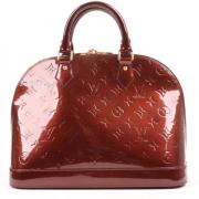 Pre-owned Leather handbags Louis Vuitton Vintage , Red , Dames