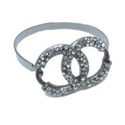 Pre-owned Metal bracelets Chanel Vintage , Gray , Dames