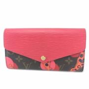 Pre-owned Canvas wallets Louis Vuitton Vintage , Pink , Dames