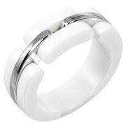 Pre-owned Metal rings Chanel Vintage , White , Unisex