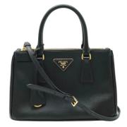 Pre-owned Leather prada-bags Prada Vintage , Black , Dames