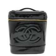 Pre-owned Leather chanel-bags Chanel Vintage , Black , Dames