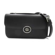 Pre-owned Leather gucci-bags Gucci Vintage , Black , Dames