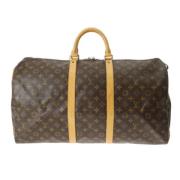 Pre-owned Canvas handbags Louis Vuitton Vintage , Brown , Dames