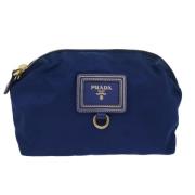 Pre-owned Canvas clutches Prada Vintage , Blue , Dames