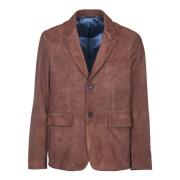 Bruine Deconstructed Jas met Zwarte Knopen PS By Paul Smith , Brown , ...