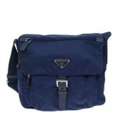 Pre-owned Fabric prada-bags Prada Vintage , Blue , Dames