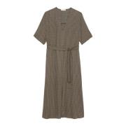 Midi jurk gevormd Marc O'Polo , Brown , Dames