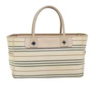 Pre-owned Canvas handbags Burberry Vintage , Beige , Dames