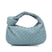 Pre-owned Leather handbags Bottega Veneta Vintage , Blue , Dames