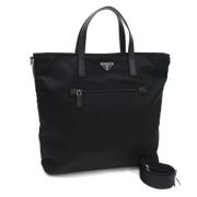 Pre-owned Fabric prada-bags Prada Vintage , Black , Dames