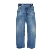 Blauwe Jeans Aw24 Herenmode Valentino Garavani , Blue , Heren