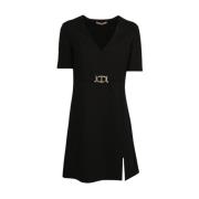 Korte jurk Twinset , Black , Dames