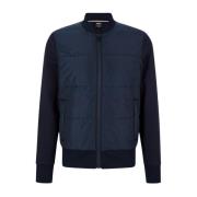 Sweater met ritssluiting en technisch voorpand Hugo Boss , Blue , Here...