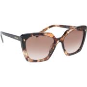 Zonnebril met Gradient Lenzen 07R0A6 Prada , Brown , Dames