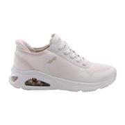 Wafel Sneaker Skechers , Beige , Dames