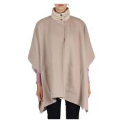 Contrast Kraag Jas Libage Emme DI Marella , Beige , Dames