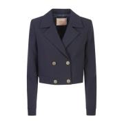 Blauwe dameskleding Aw24 Twinset , Blue , Dames