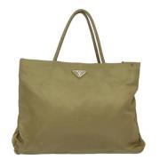 Pre-owned Fabric totes Prada Vintage , Green , Dames