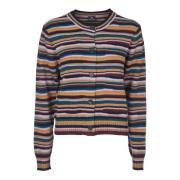 Multicolor Gestreepte Vest Breigoed PS By Paul Smith , Multicolor , Da...