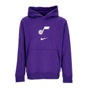 Utah Jazz Club Hoodie Paars Nike , Purple , Heren