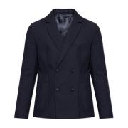 Wollen Blazer Officine Générale , Blue , Heren