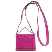 Pre-owned Nylon shoulder-bags Gucci Vintage , Pink , Dames