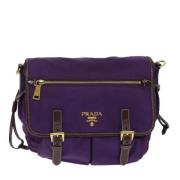 Pre-owned Fabric prada-bags Prada Vintage , Purple , Dames