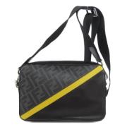 Pre-owned Plastic shoulder-bags Fendi Vintage , Gray , Dames