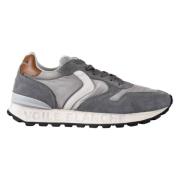 Paris Race Sneakers Voile Blanche , Gray , Heren