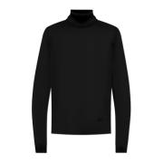 Turtleneck met logo Versace , Black , Heren