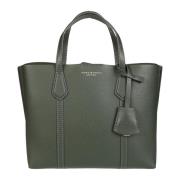 Stijlvolle Triple Compartiment Tote Tas Tory Burch , Green , Dames