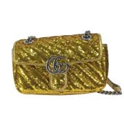 Pre-owned Fabric gucci-bags Gucci Vintage , Yellow , Dames