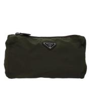 Pre-owned Fabric clutches Prada Vintage , Green , Dames