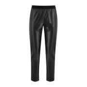 Faux Leather Skinny Trousers Ermanno Scervino , Black , Dames