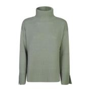 Groene Sweaters voor Stijlvolle Look Le Tricot Perugia , Green , Dames