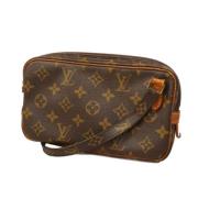 Pre-owned Fabric shoulder-bags Louis Vuitton Vintage , Brown , Dames