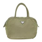 Pre-owned Fabric prada-bags Prada Vintage , Green , Dames