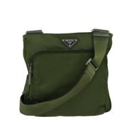 Pre-owned Fabric prada-bags Prada Vintage , Green , Dames