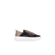 Zwart Brons Sportieve Elegantie Sneakers Alexander Smith , Black , Dam...