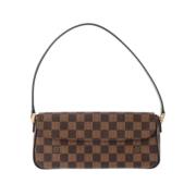 Pre-owned Fabric handbags Louis Vuitton Vintage , Brown , Dames