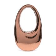 Bronzen Spiegel Handtas Coperni , Brown , Dames