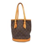 Pre-owned Fabric totes Louis Vuitton Vintage , Brown , Dames