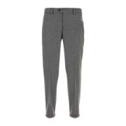 Stretch wol donkergrijze broek PT Torino , Gray , Heren