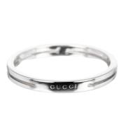 Pre-owned White Gold rings Gucci Vintage , Gray , Dames