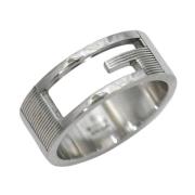 Pre-owned Silver rings Gucci Vintage , Gray , Dames