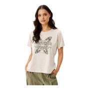 Prinses T-Shirt Room Print IN Front , Beige , Dames