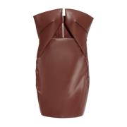 Korte jurk Prong Rick Owens , Brown , Dames