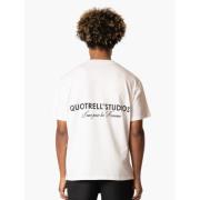 Wit Heren T-shirt Stijlvol Quotrell , White , Heren