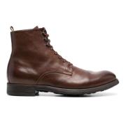 Veterschoenen van leer Officine Creative , Brown , Heren